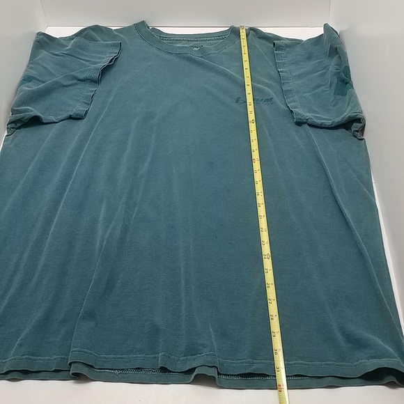 B.U.M. Sport men's vintage short sleeve t-shirt XL green logo front/back - Picture 11 of 14